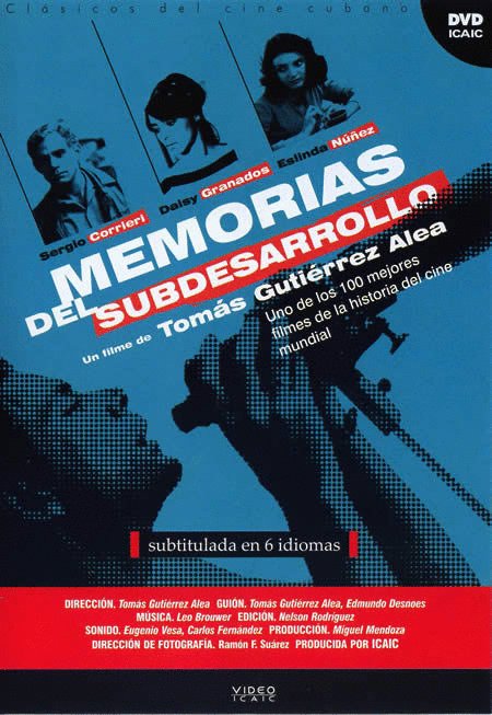 L'affiche du film Mémoires du sous-développement [1968]