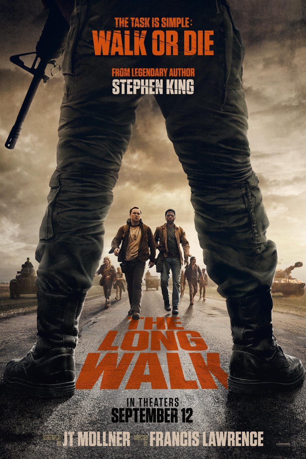 L'affiche du film The Long Walk [2025]