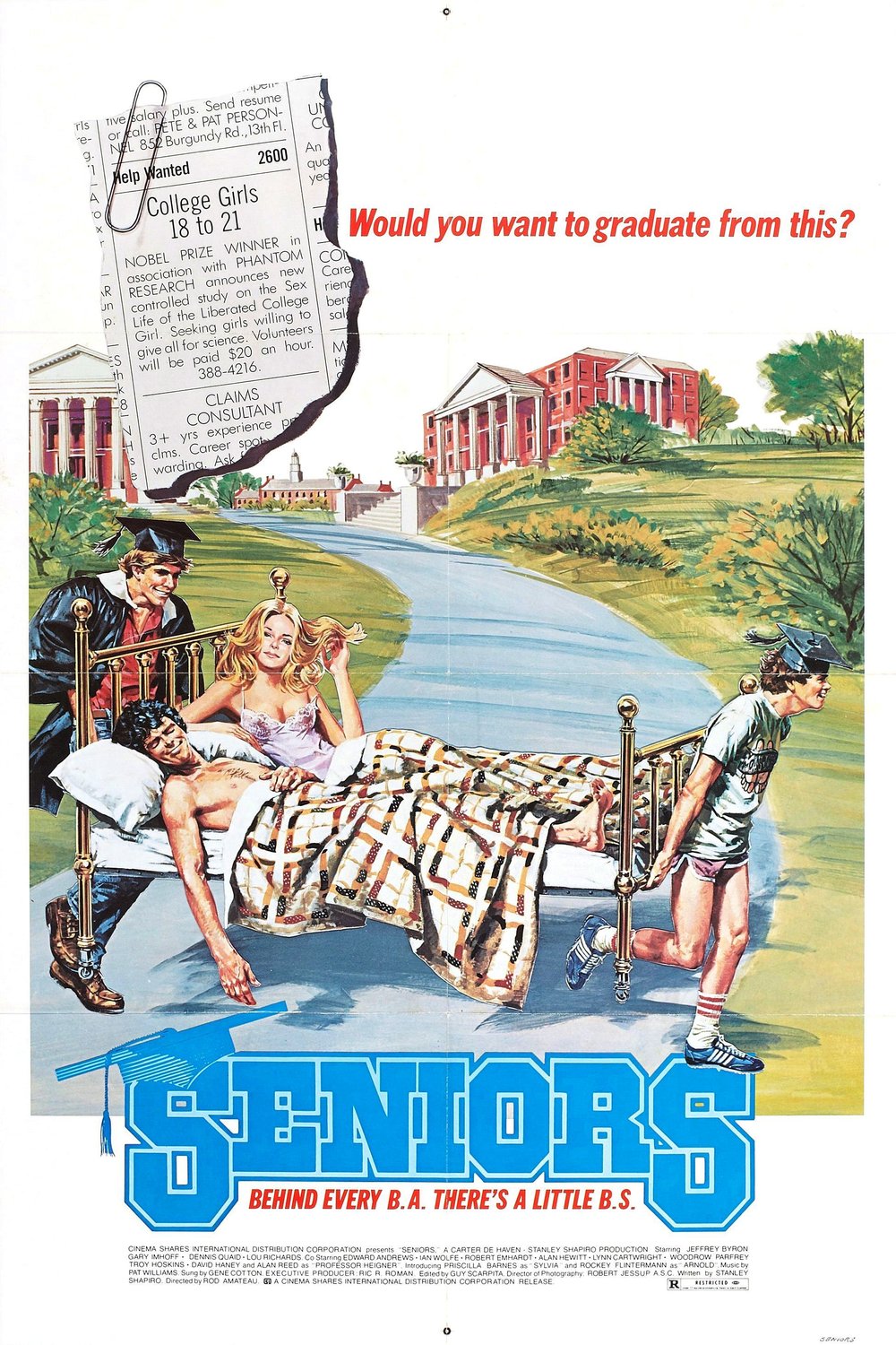 L'affiche du film The Seniors [1978]