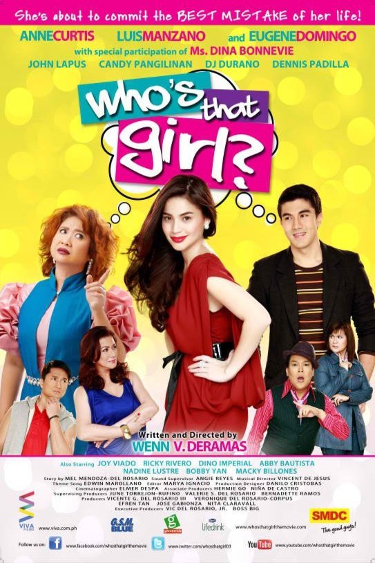 Filipino poster of the movie Who's That Girl?