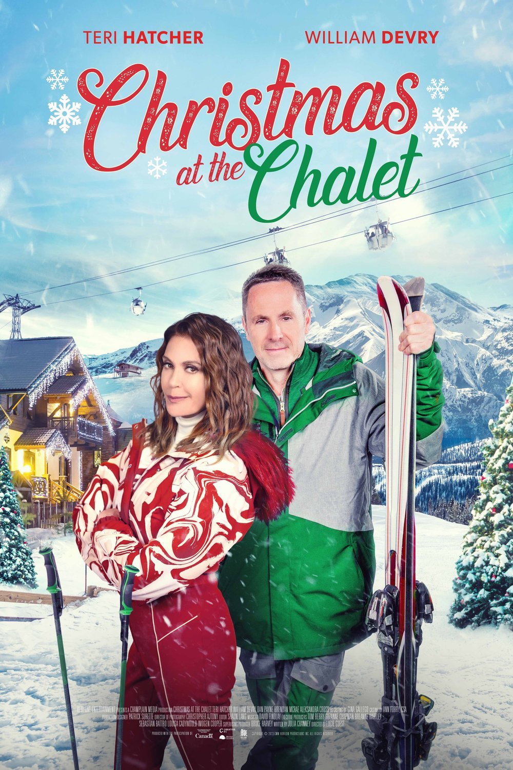 L'affiche du film Christmas at the Chalet