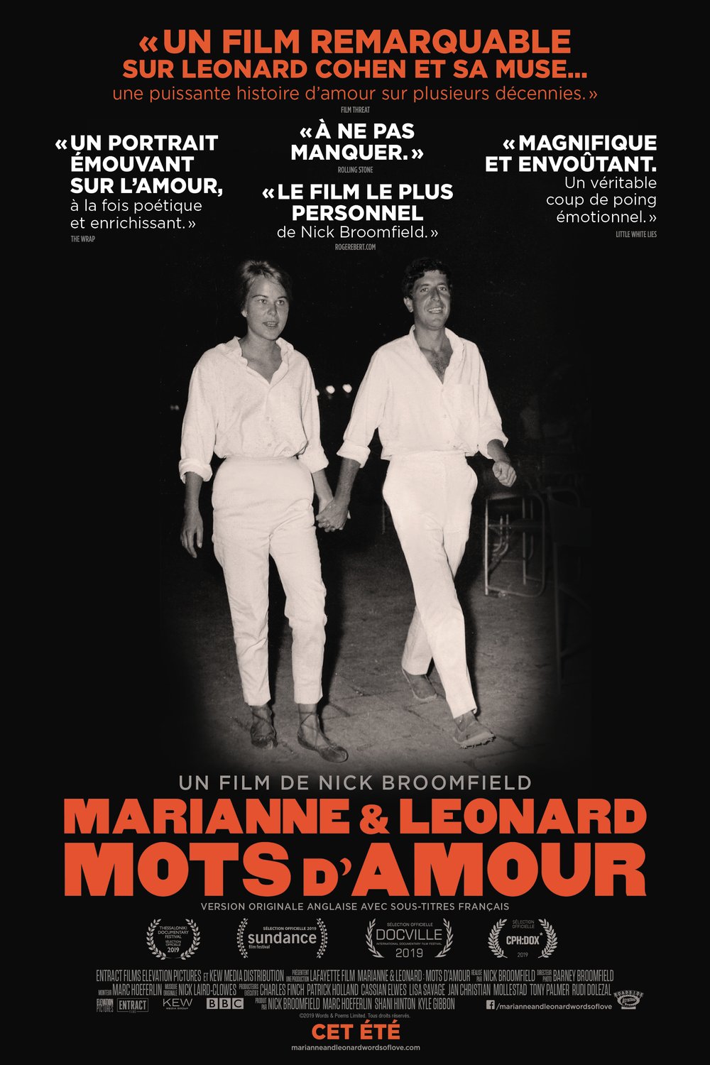 Poster of the movie Marianne & Leonard: Mots d'amour [2019]