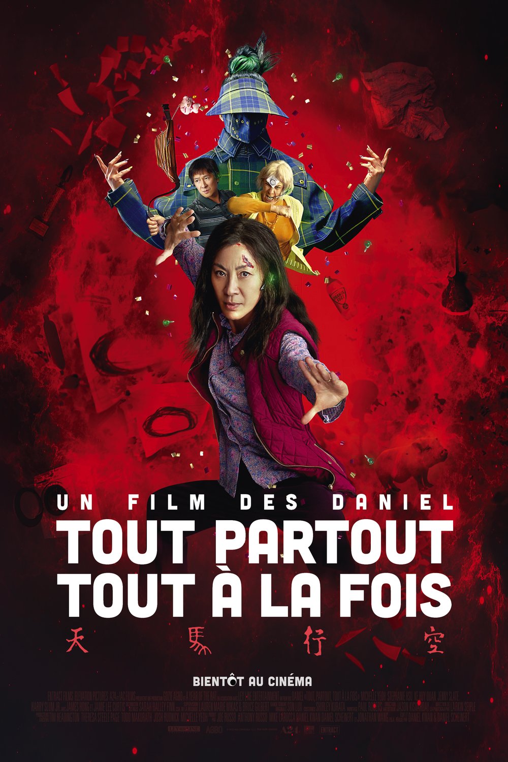 L'affiche du film Tout, partout, tout à la fois