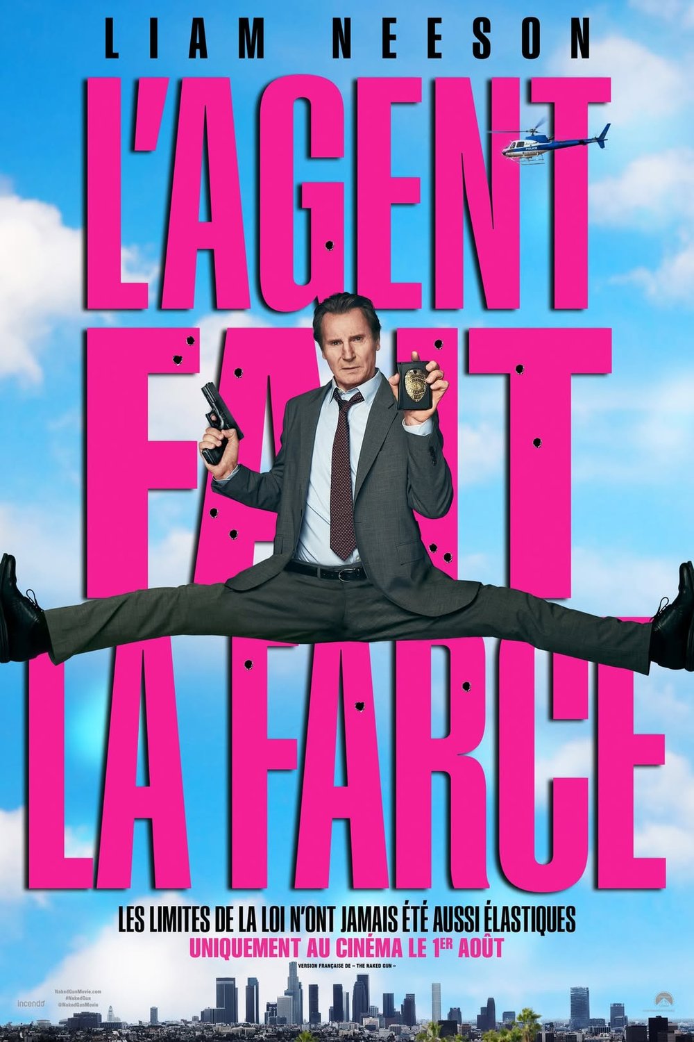 L'affiche du film L'Agent fait la farce [2025]