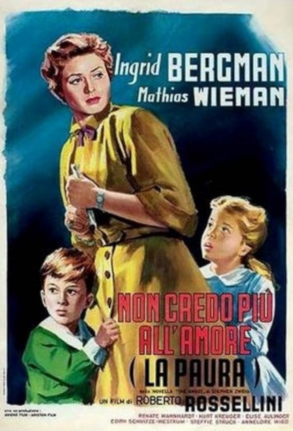 L'affiche du film Non credo più all'amore (La paura)