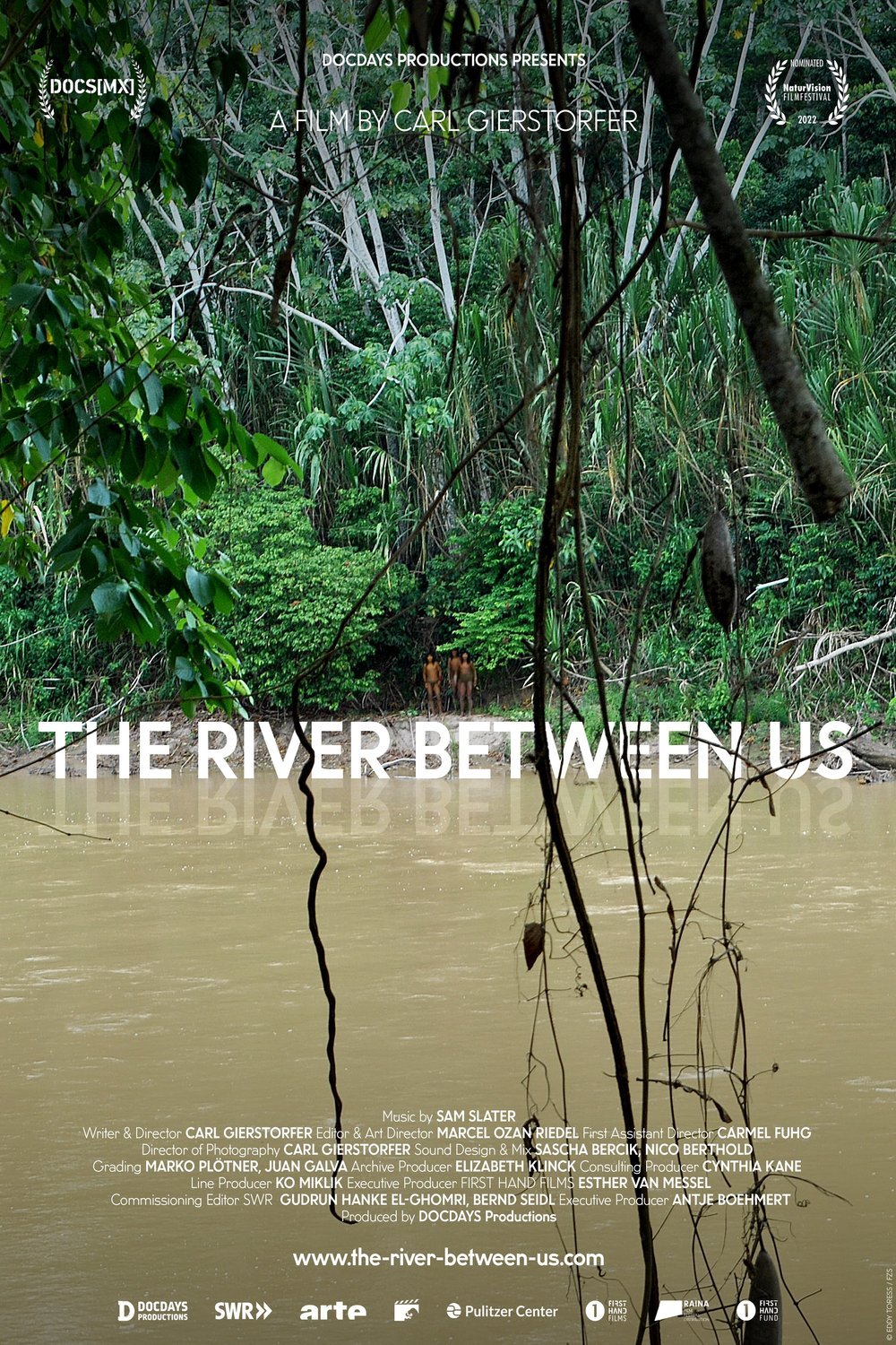 German poster of the movie The River Between Us