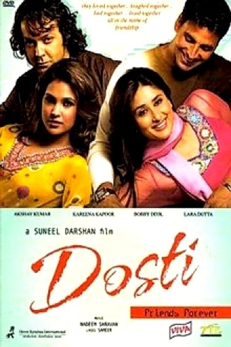 Hindi poster of the movie Dosti: Friends Forever