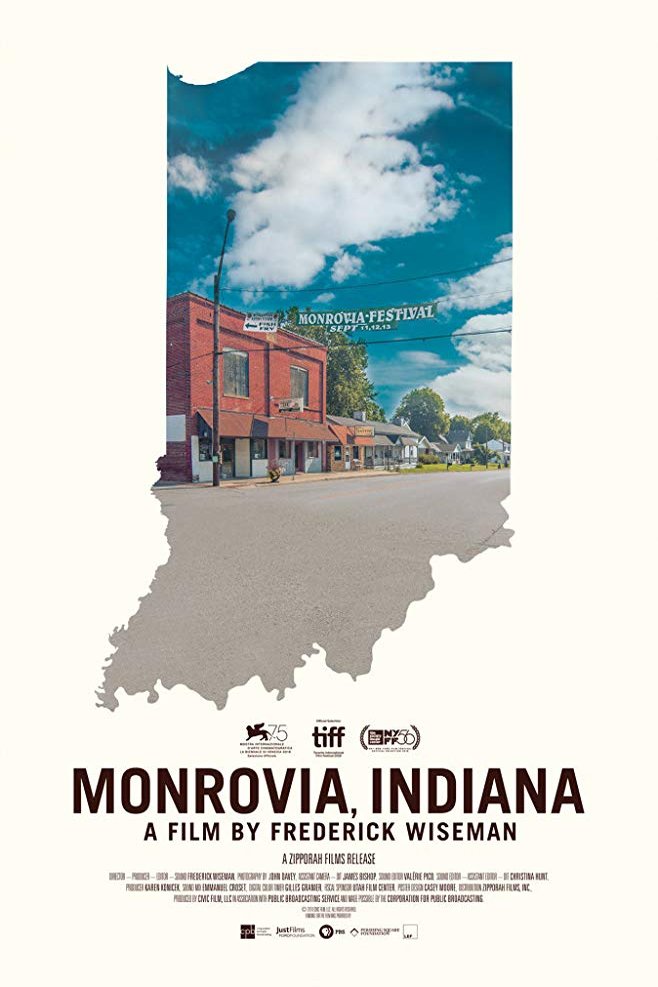 L'affiche du film Monrovia, Indiana [2018]