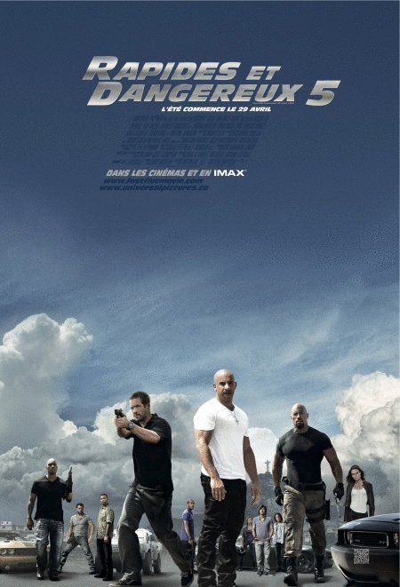 L'affiche du film Rapides et dangereux 5 [2011]