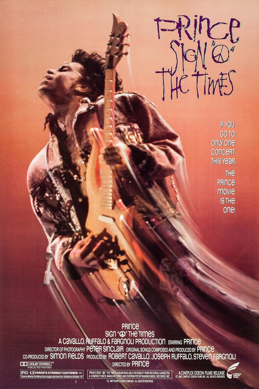 Poster of the movie Prince: Sign 'o' the Times