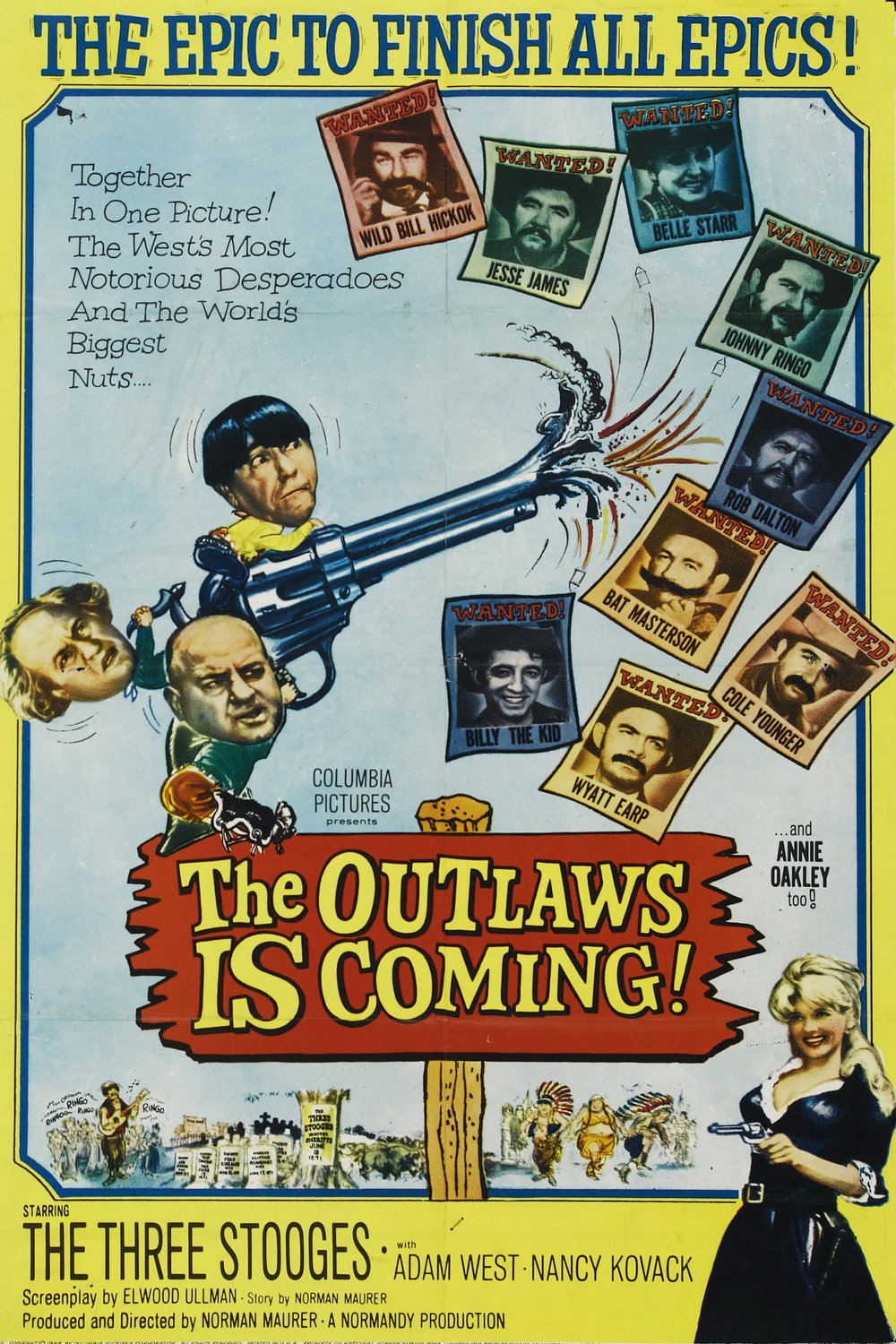 L'affiche du film The Outlaws Is Coming [1965]