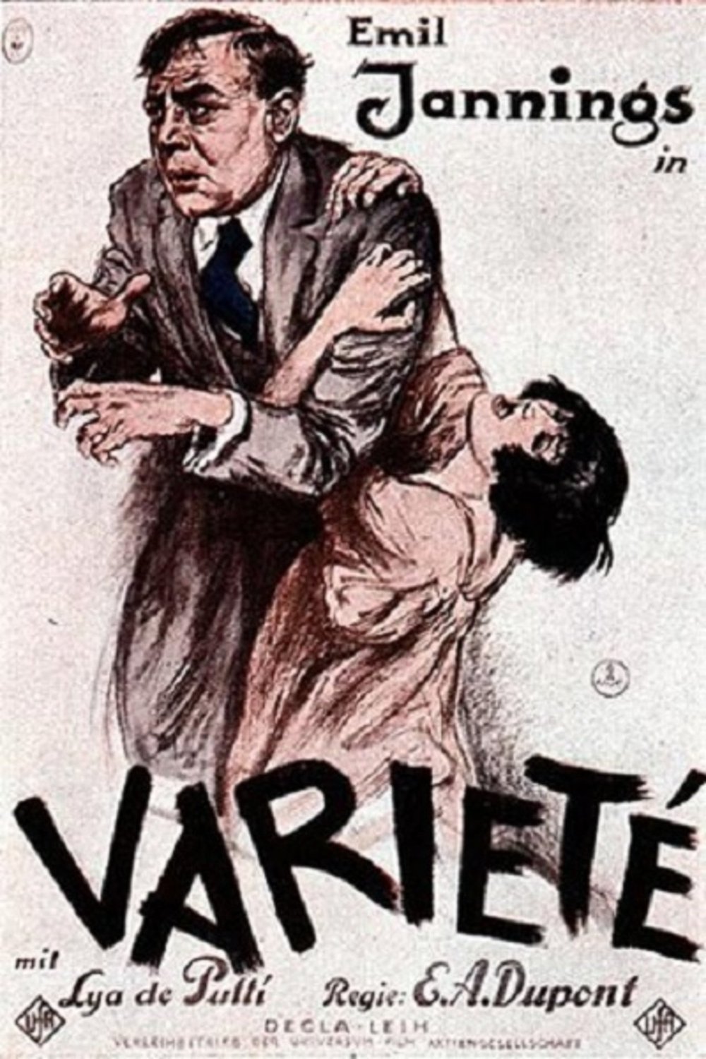 L'affiche originale du film Varieté en 