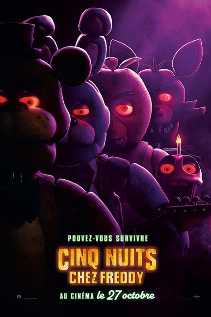 L'affiche du film Cinq nuits chez Freddy