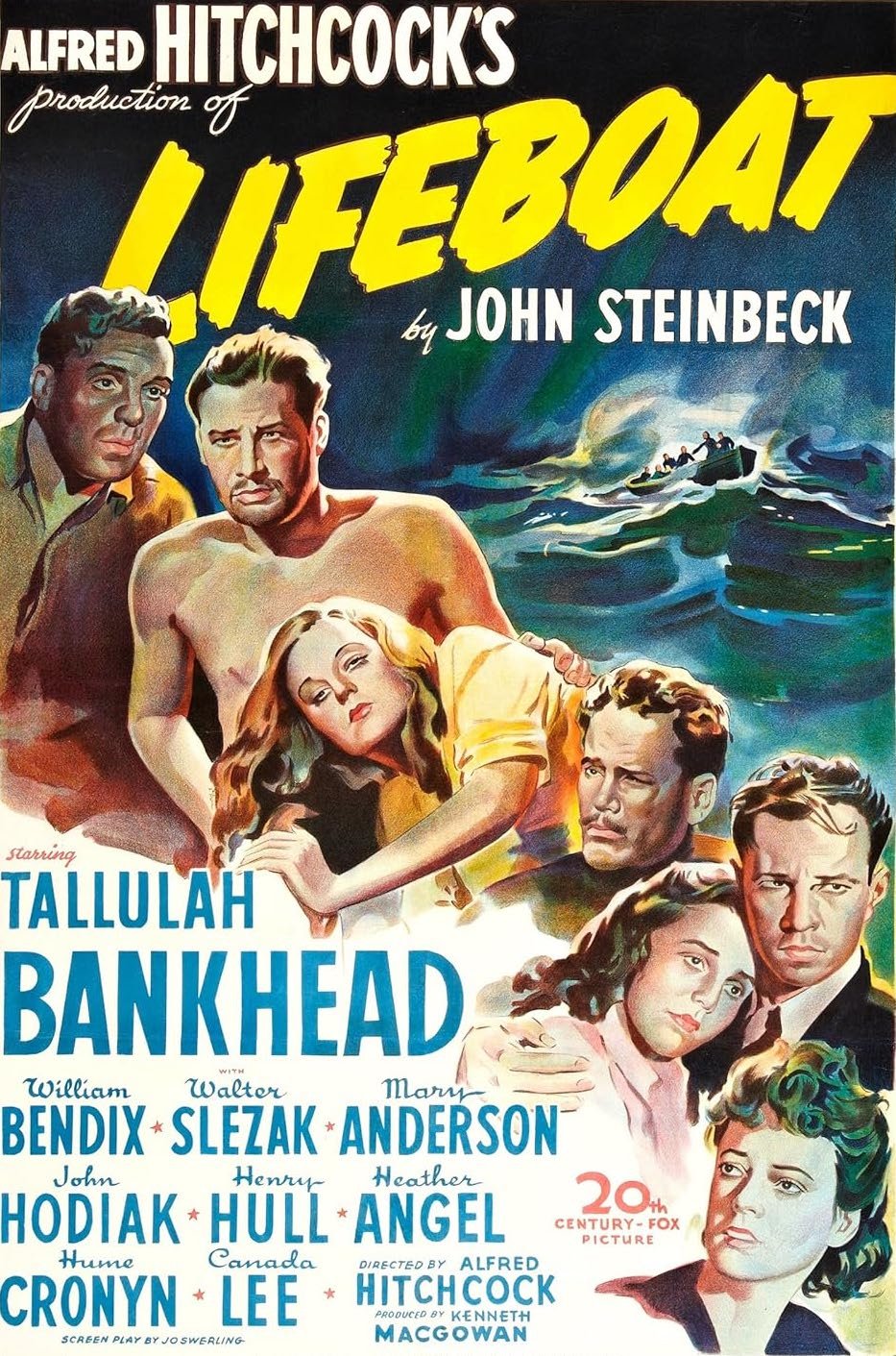 L'affiche du film Lifeboat [1944]