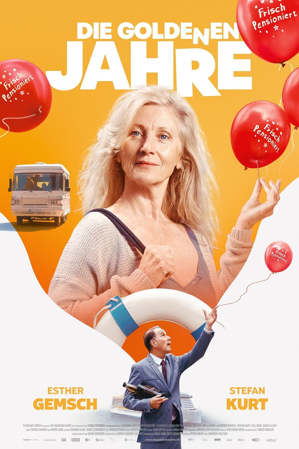 L'affiche du film Die goldenen Jahre [2022]