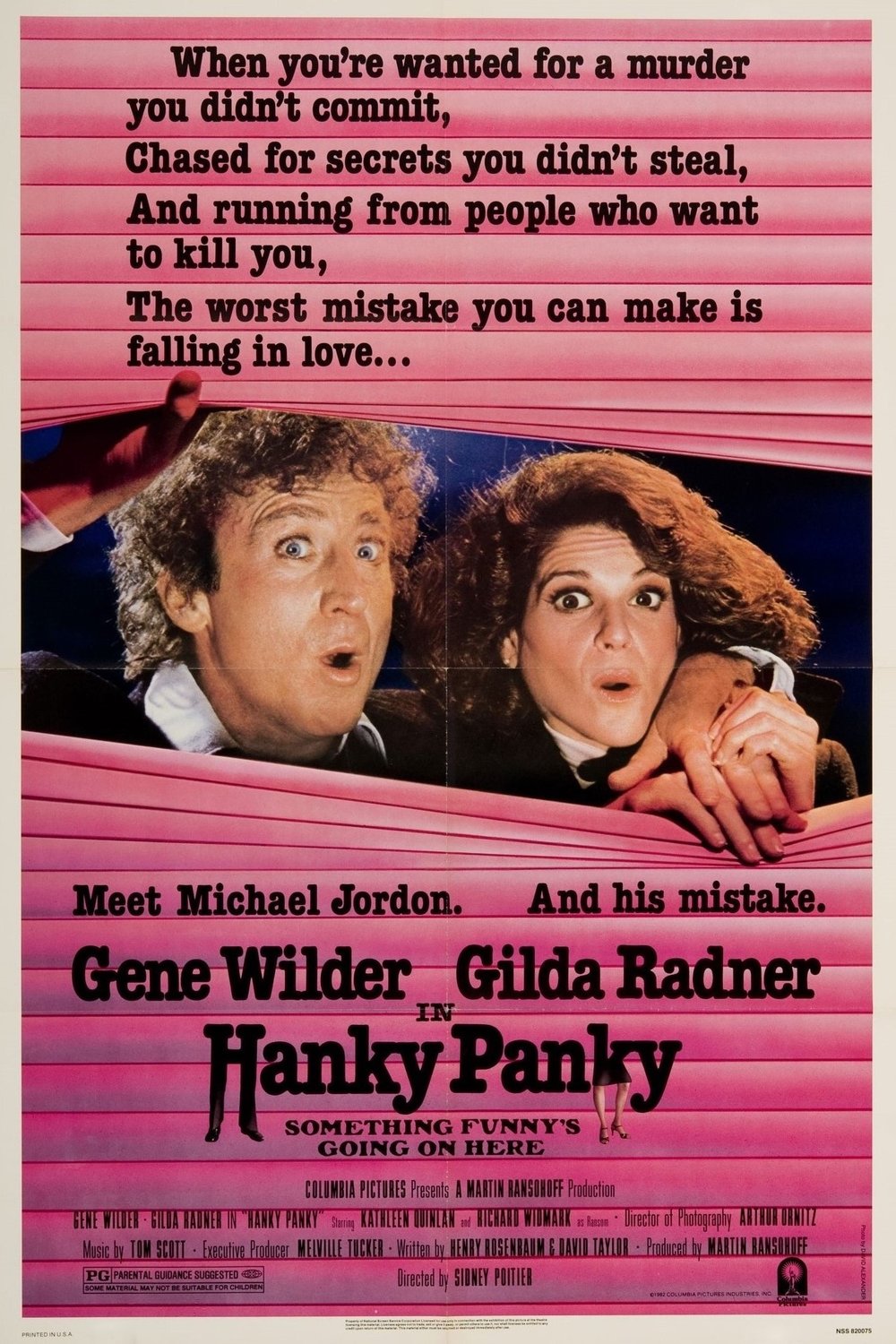 L'affiche du film Hanky Panky [1982]