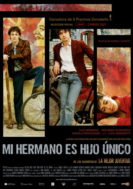 L'affiche du film Mio fratello è figlio unico [2007]