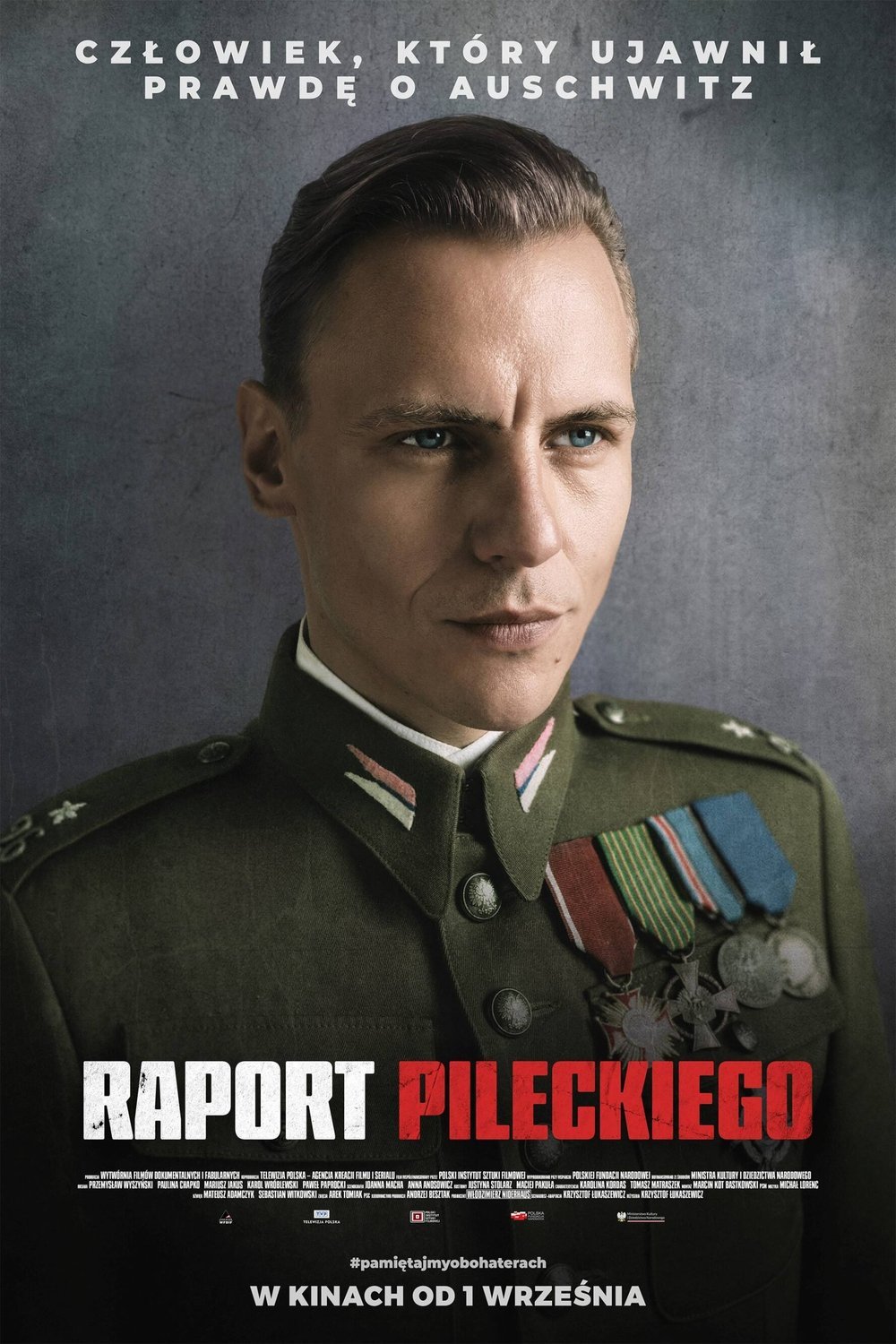 Polish poster of the movie Pilecki's Report