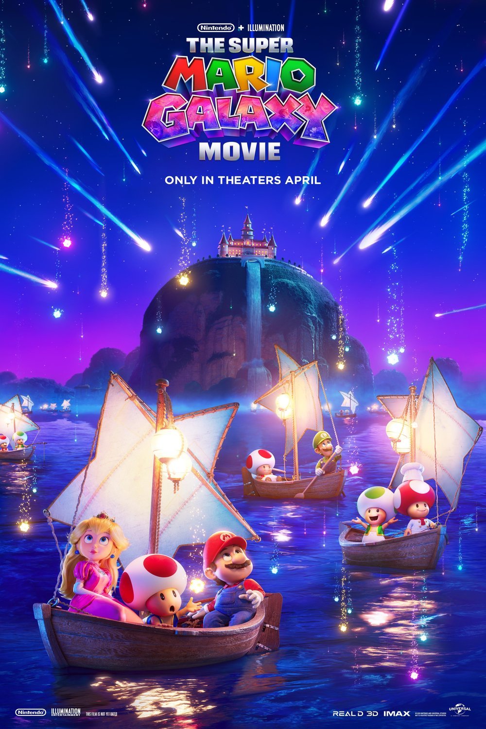 L'affiche du film The Super Mario Galaxy Movie