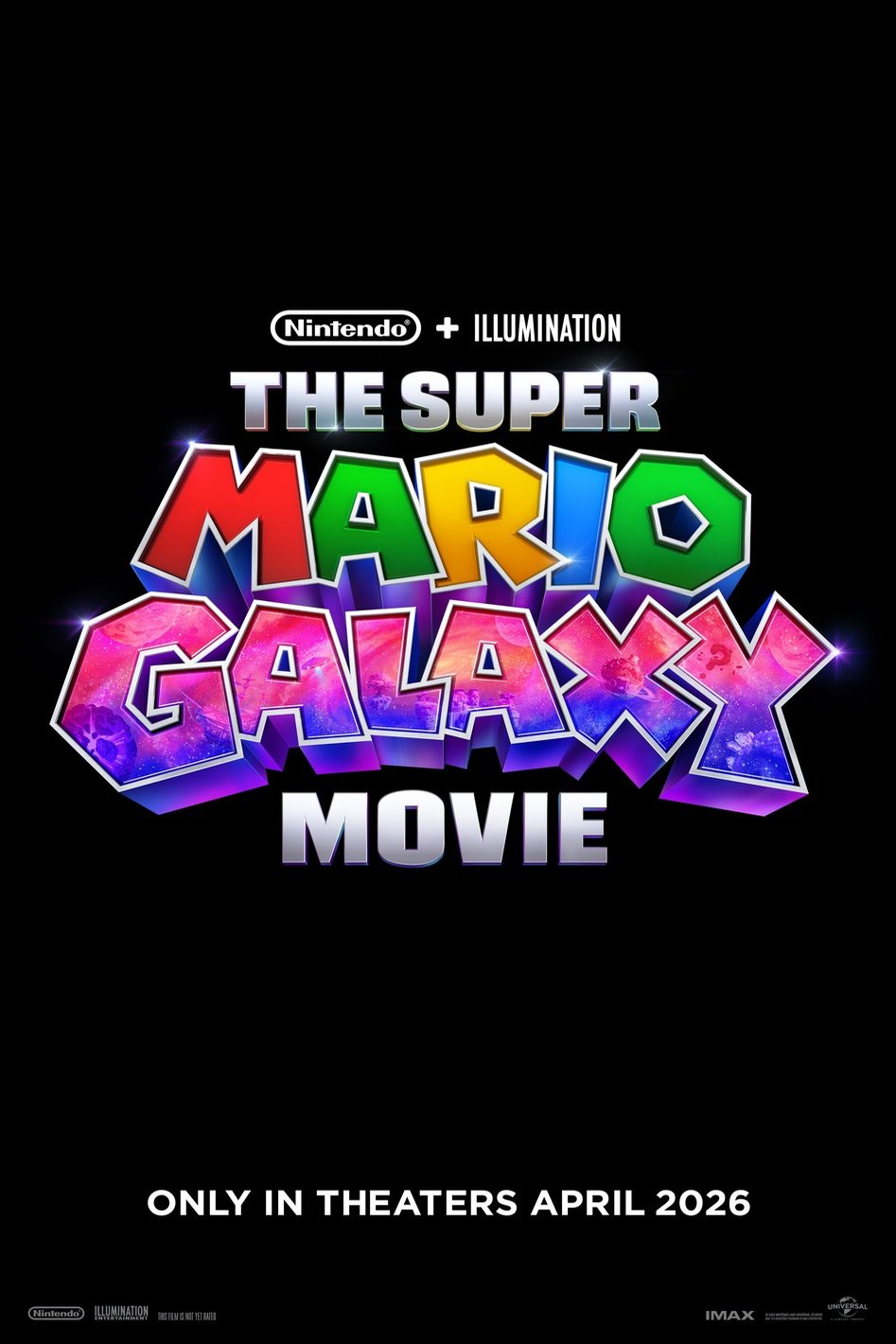 L'affiche du film The Super Mario Galaxy Movie