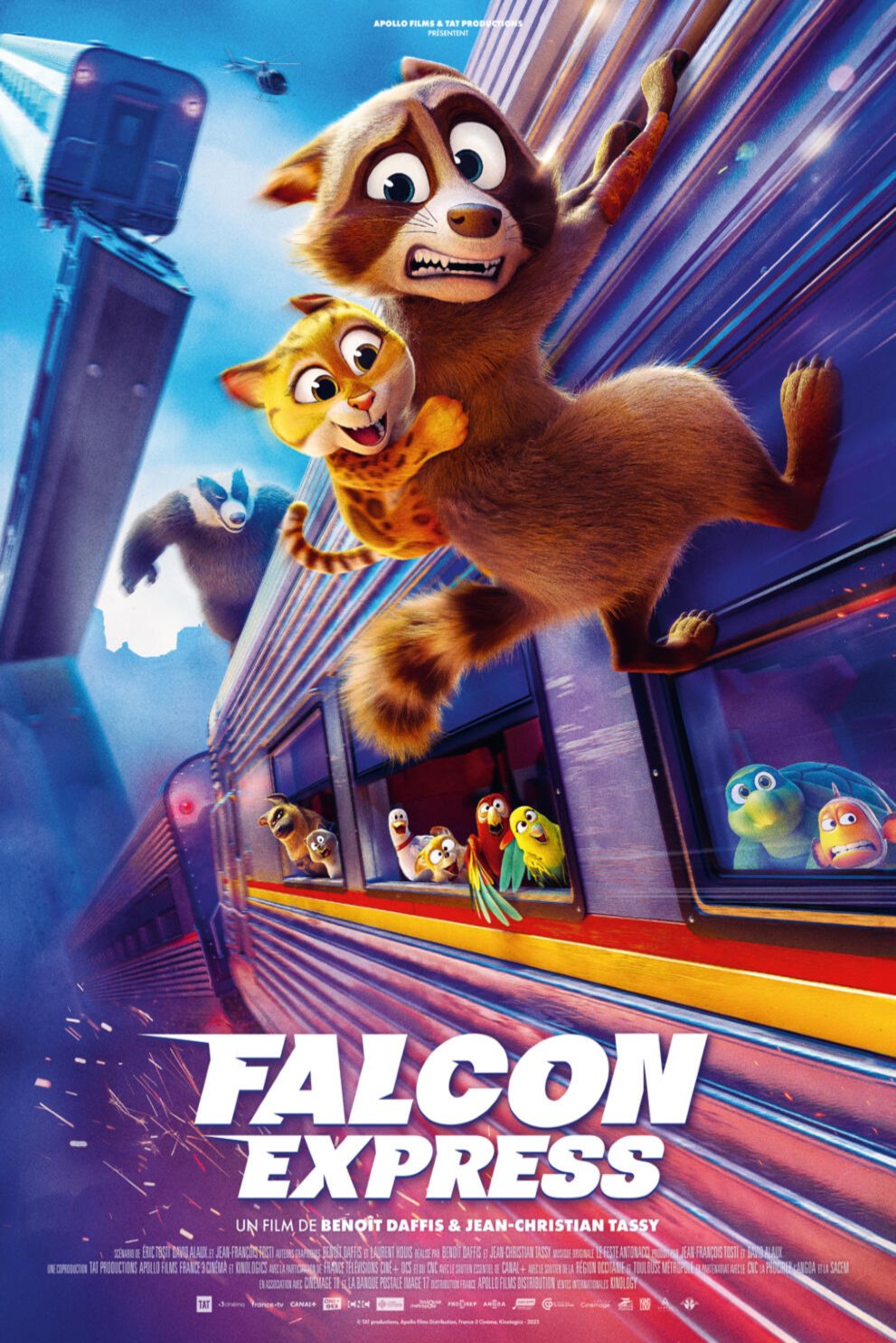 L'affiche du film Falcon Express
