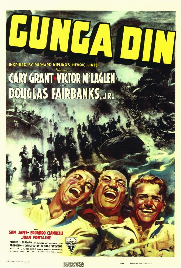 L'affiche du film Gunga Din [1939]