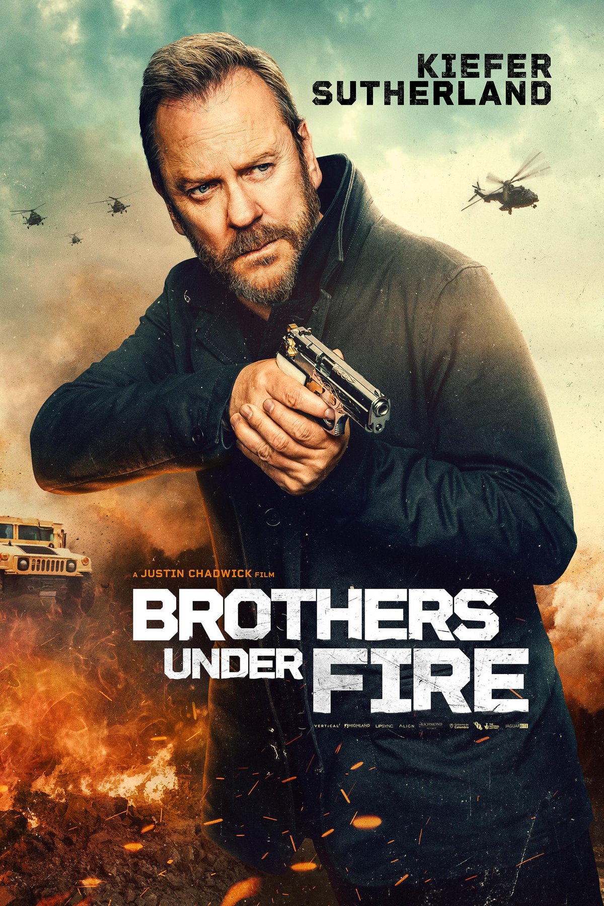 L'affiche du film Brothers Under Fire [2026]