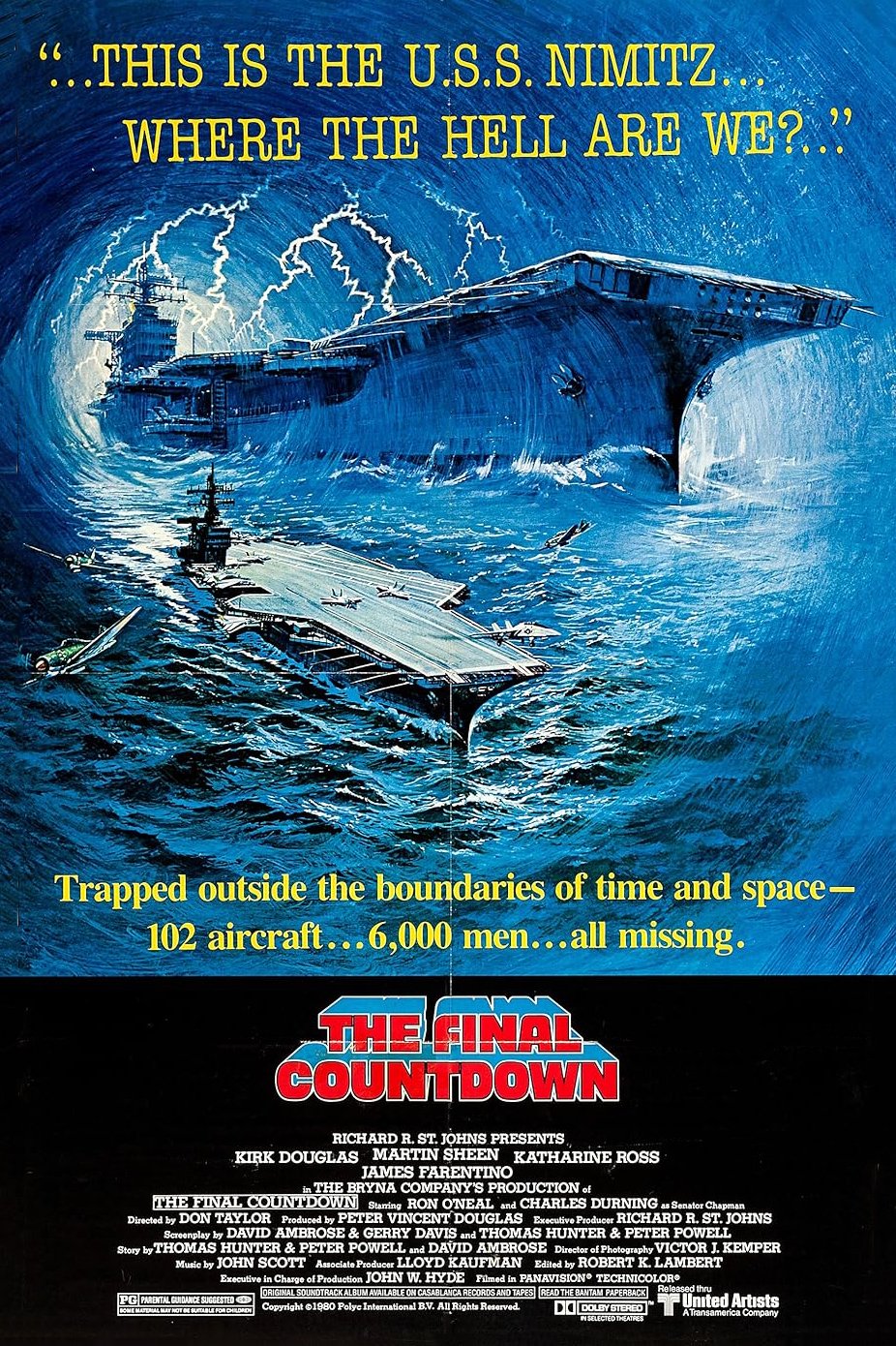 L'affiche du film The Final Countdown