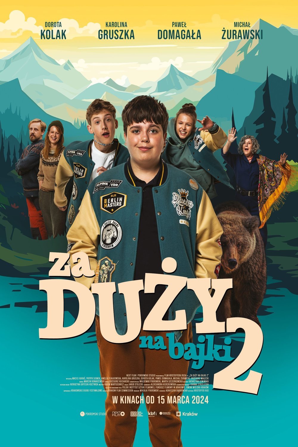 Polish poster of the movie Za duzy na bajki 2