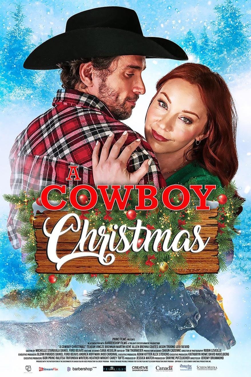 L'affiche du film A Cowboy Christmas [2023]