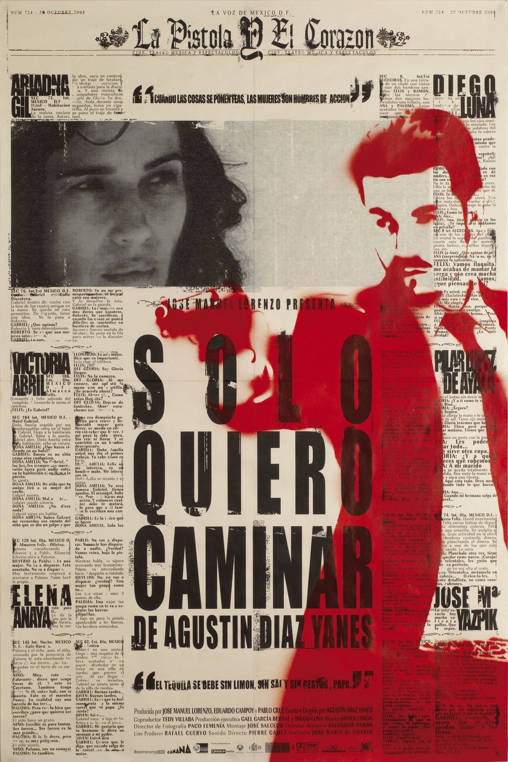 L'affiche du film Sólo quiero caminar [2008]