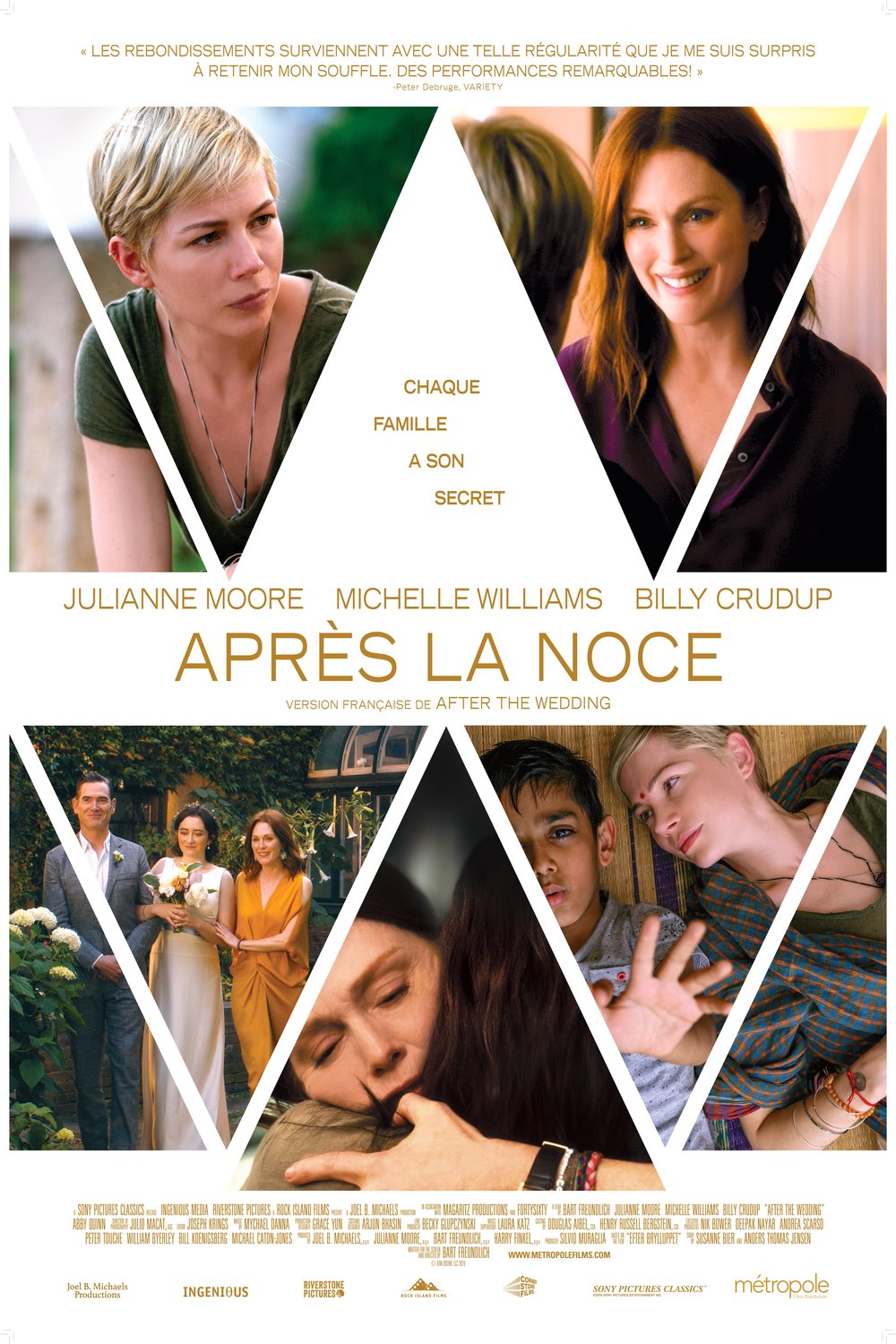 L'affiche du film Après la noce