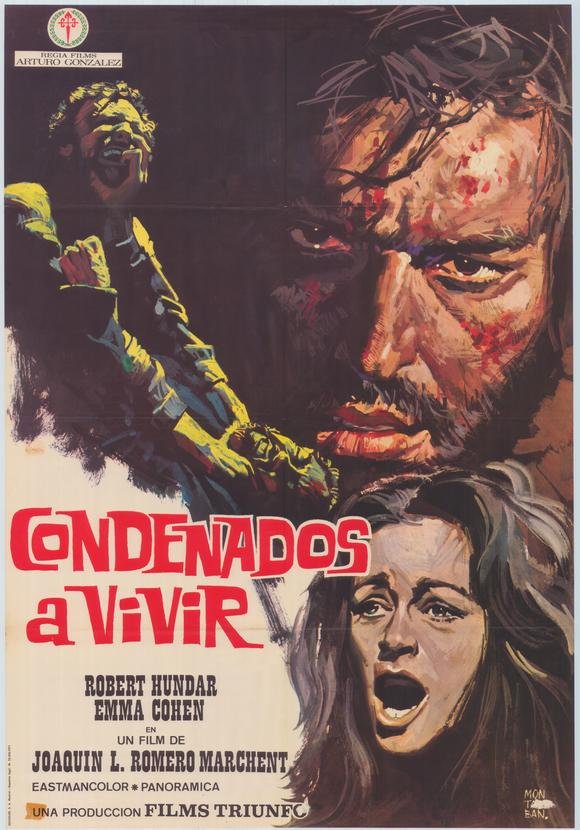 Poster of the movie Condenados a vivir [1972]