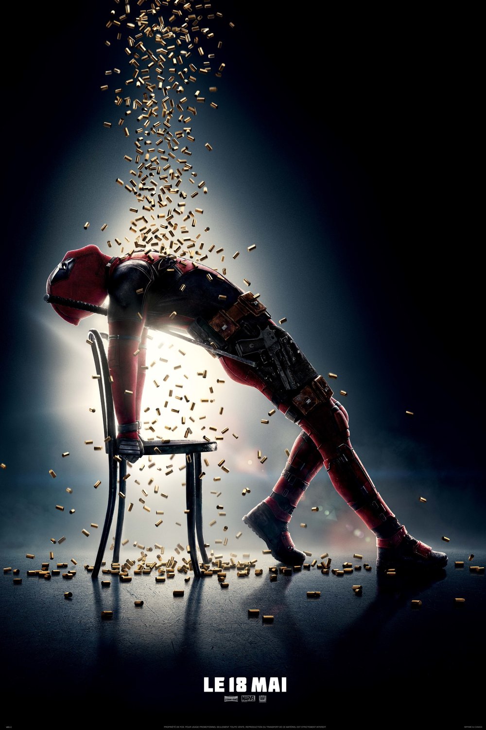 L'affiche du film Deadpool 2 v.f.