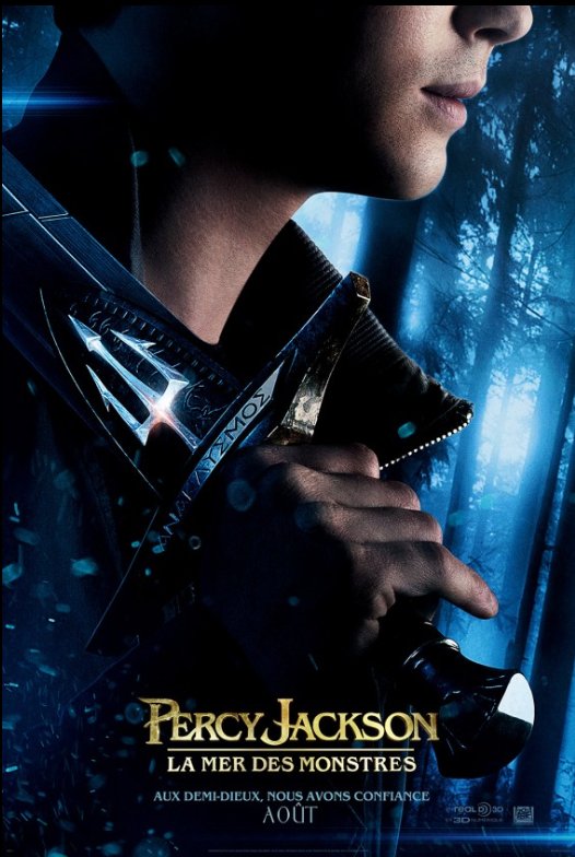 L'affiche du film Percy Jackson: La mer des monstres