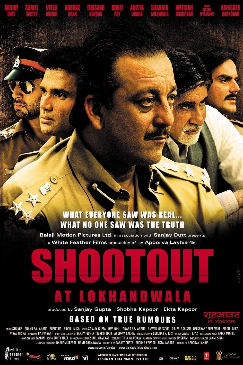 L'affiche originale du film Shootout at Lokhandwala en Hindi