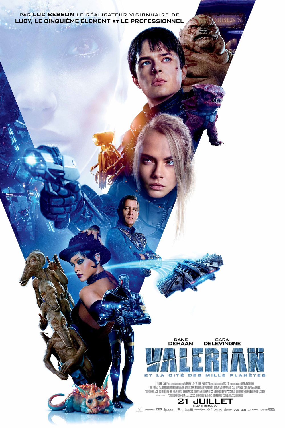 L'affiche du film Valérian et la Cité des Mille Planètes [2017]