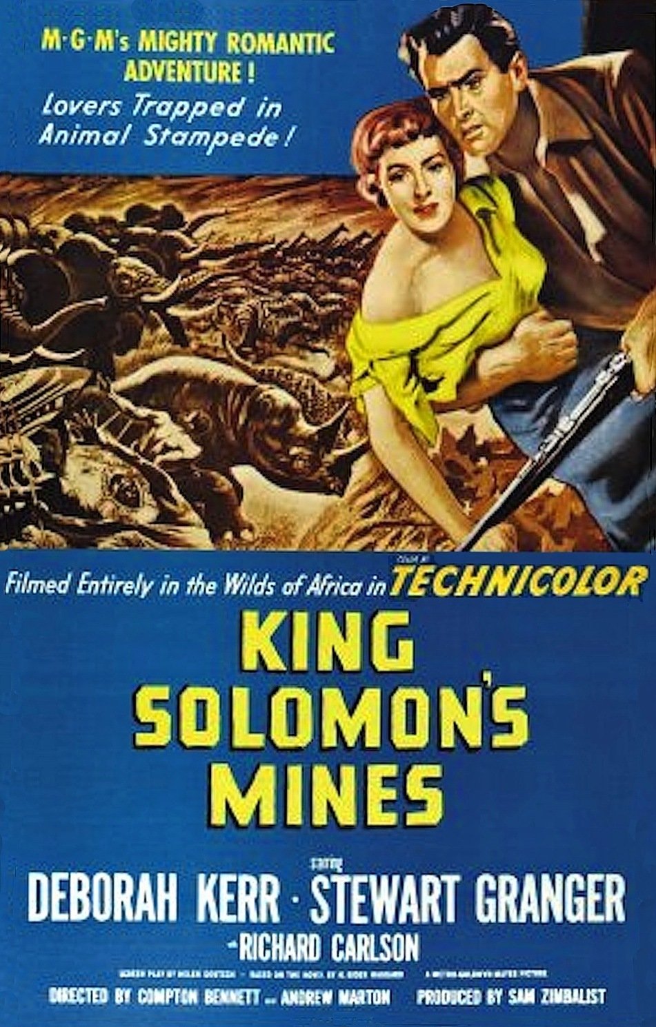 L'affiche du film King Solomon's Mines [1950]