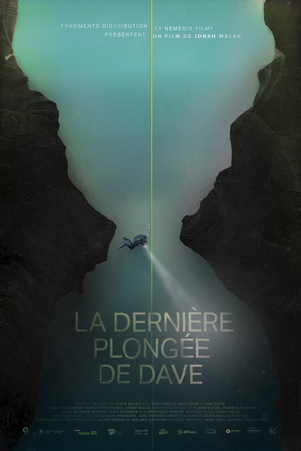 L'affiche du film La dernière plongée de Dave