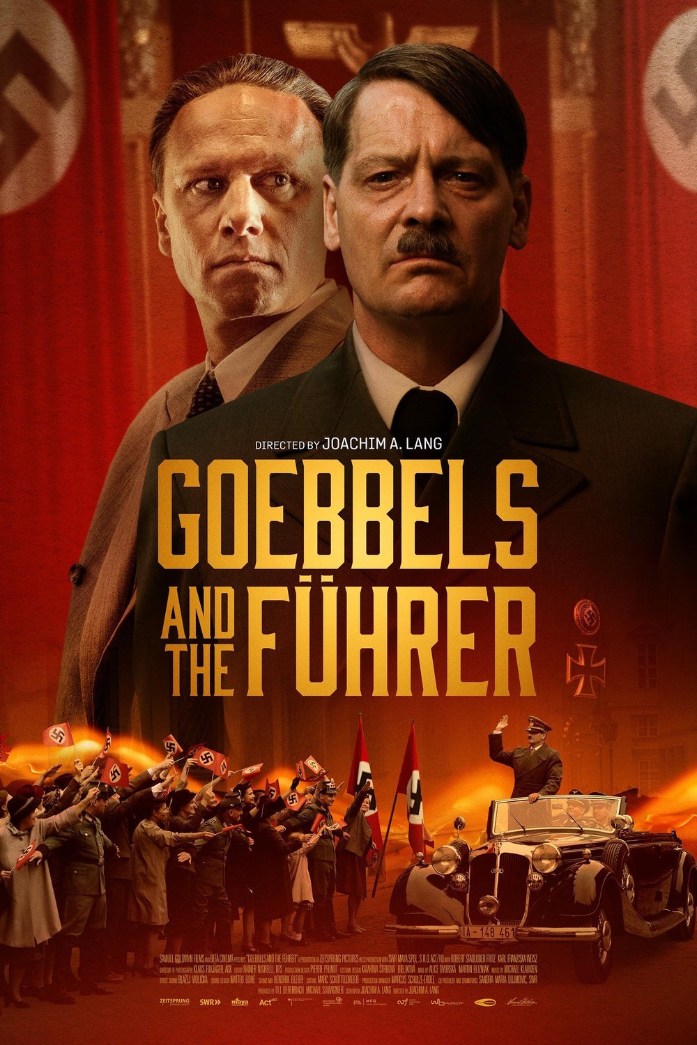 German poster of the movie Goebbels and the Führer