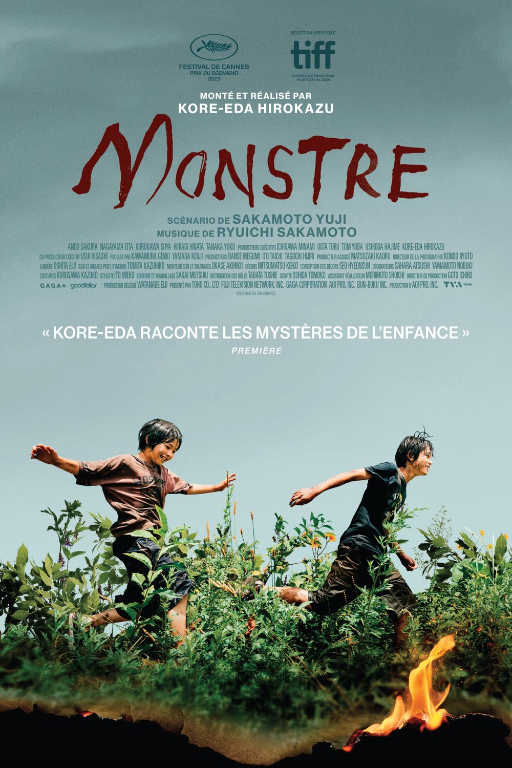 L'affiche du film Kaibutsu