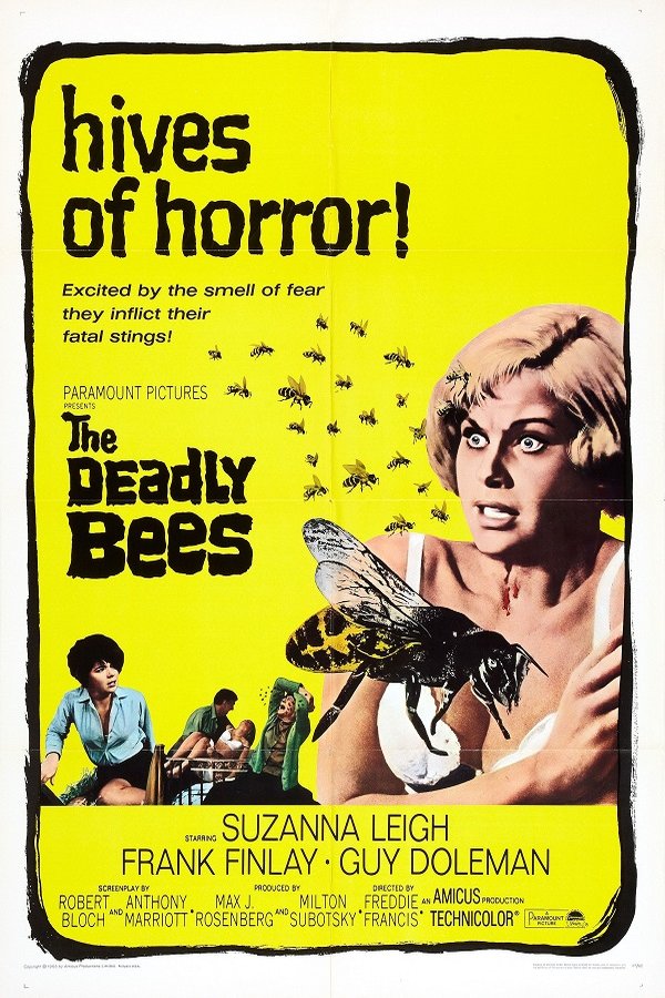 L'affiche du film The Deadly Bees [1966]