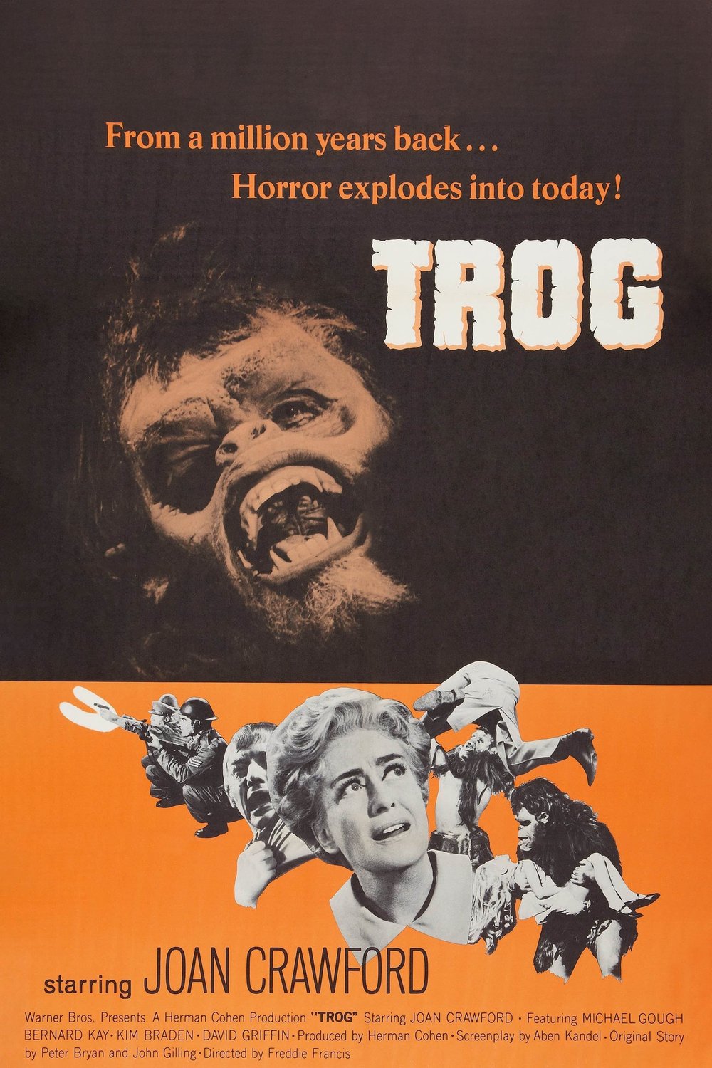 L'affiche du film Trog