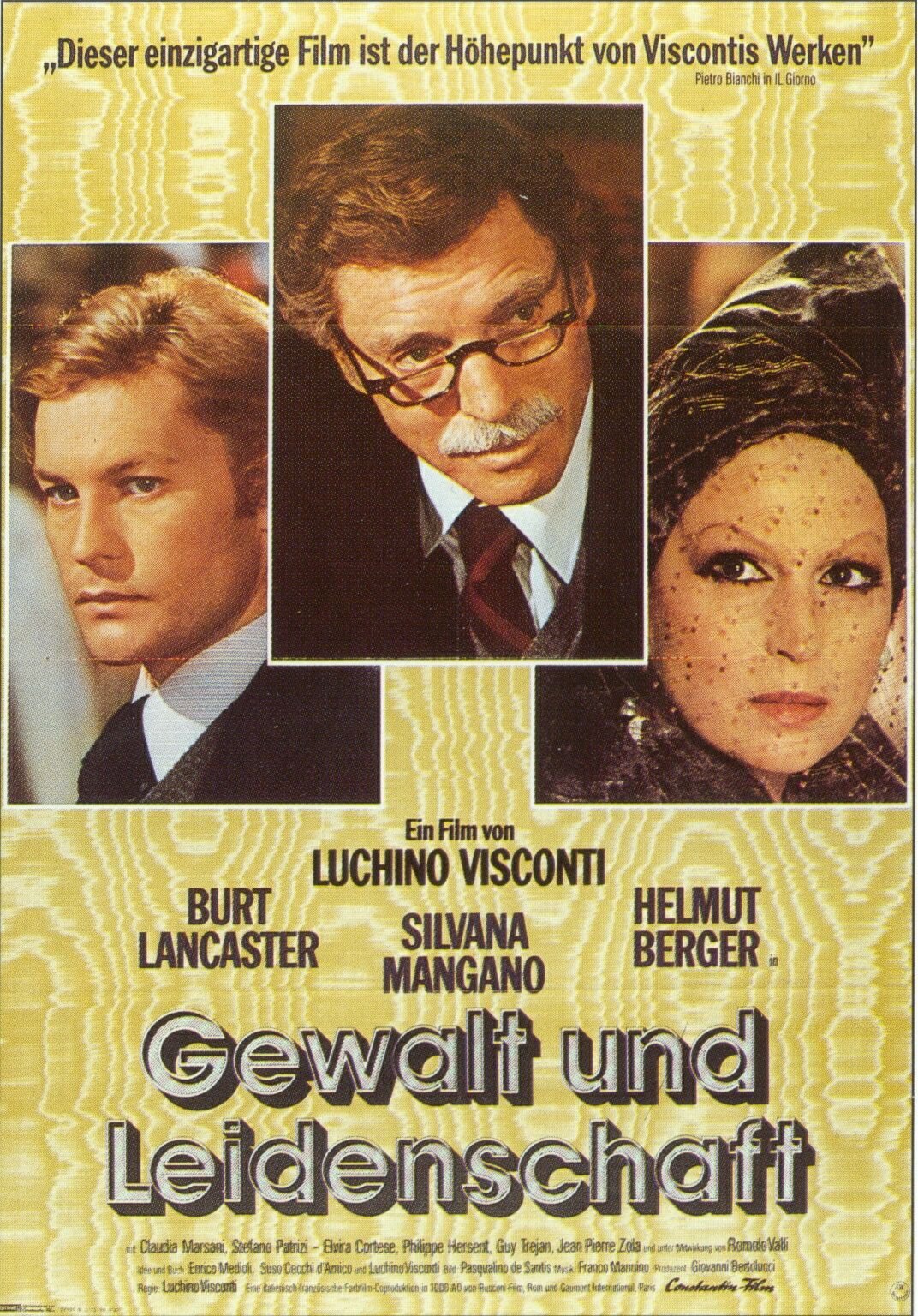 Italian poster of the movie Conversation Piece