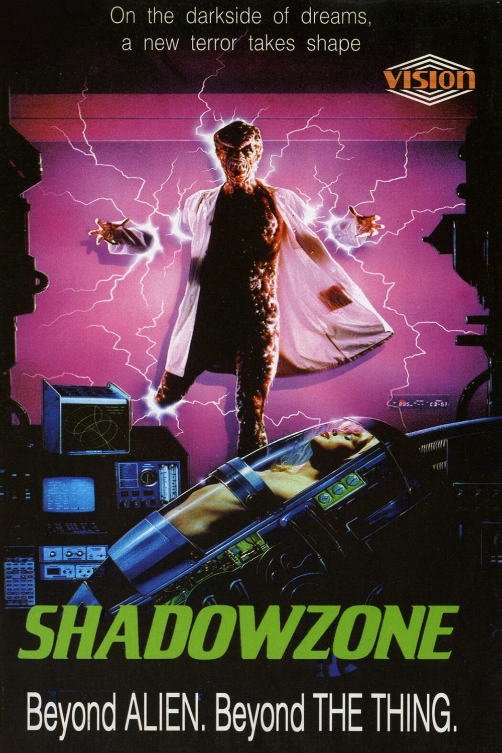 L'affiche du film Shadowzone [1990]