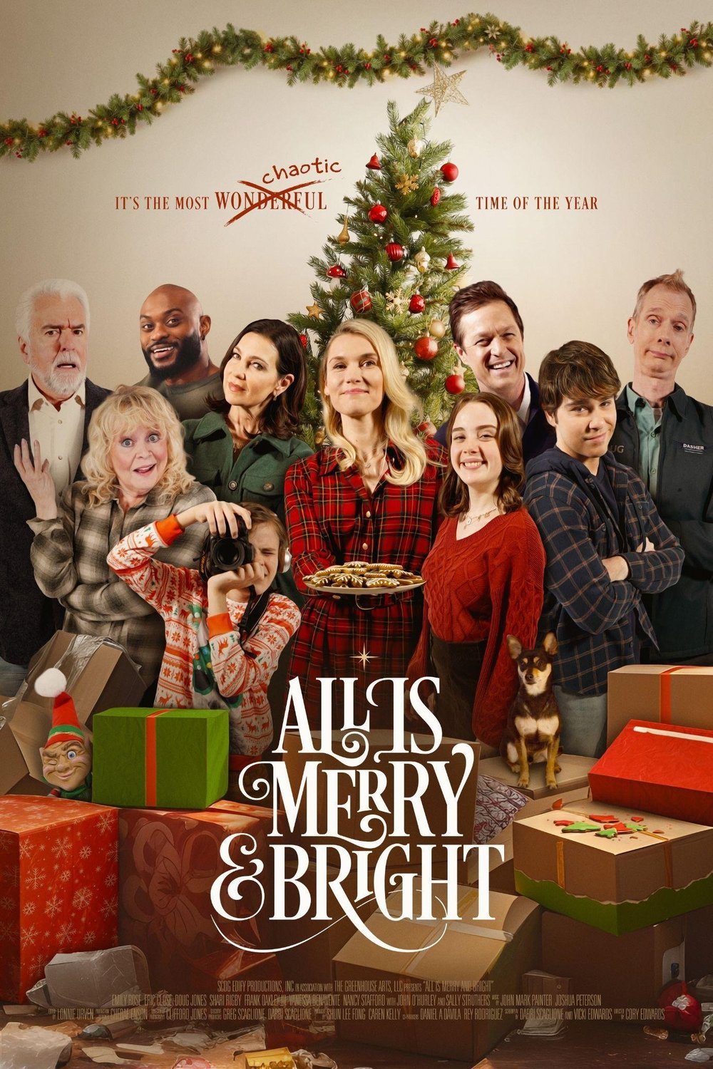 L'affiche du film All Is Merry & Bright