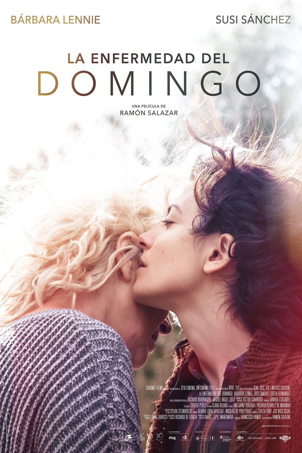 Spanish poster of the movie La enfermedad del domingo