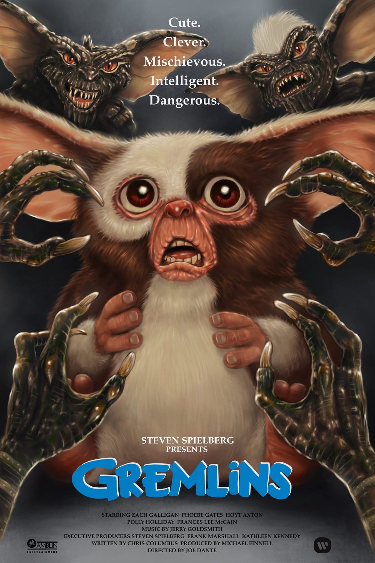 L'affiche du film Gremlins v.f.