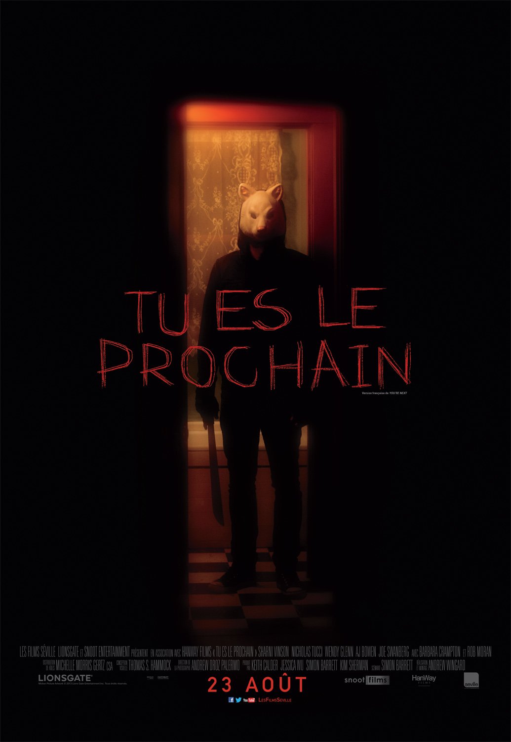 L'affiche du film Tu es le prochain