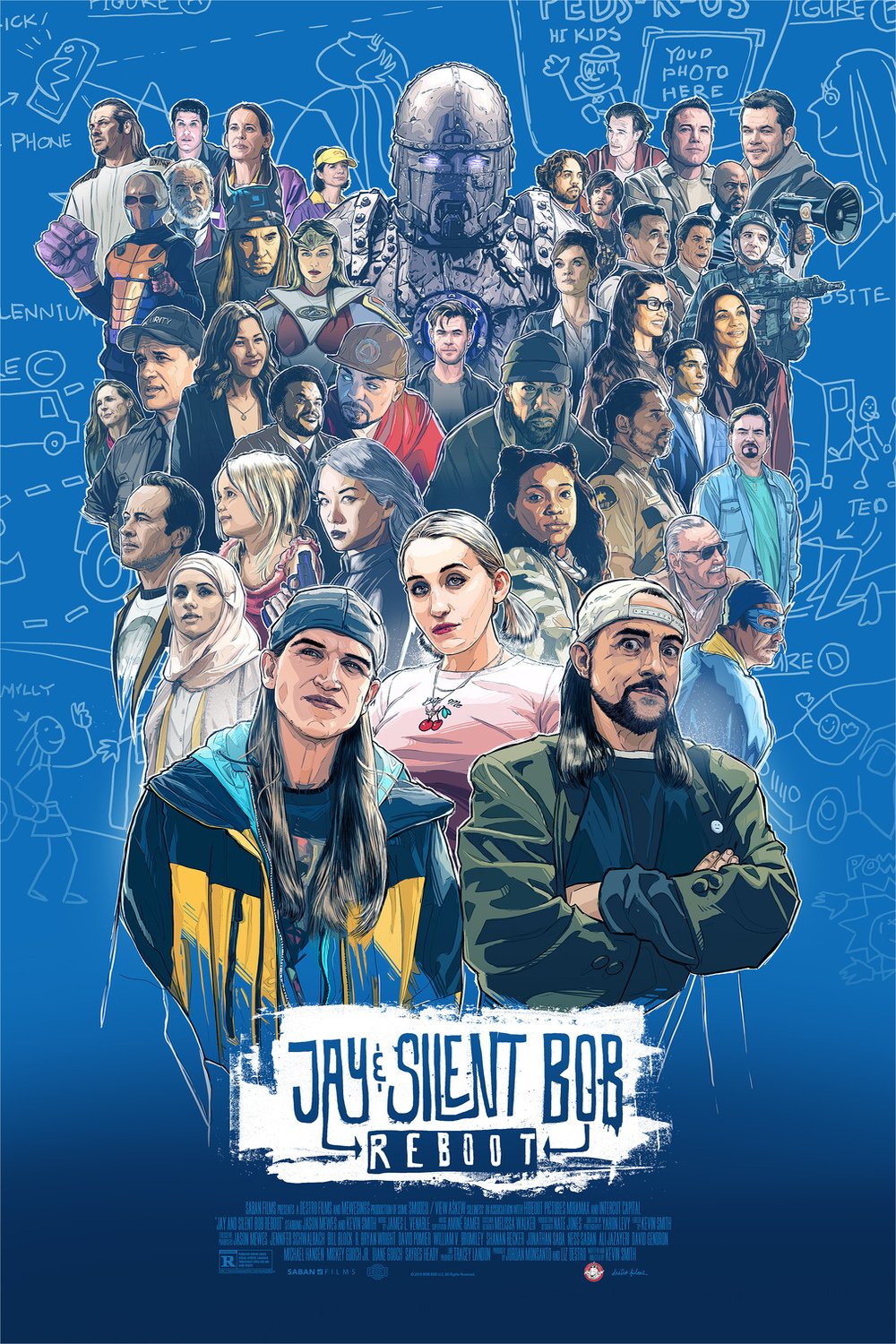 L'affiche du film Jay et Bob redemarrent